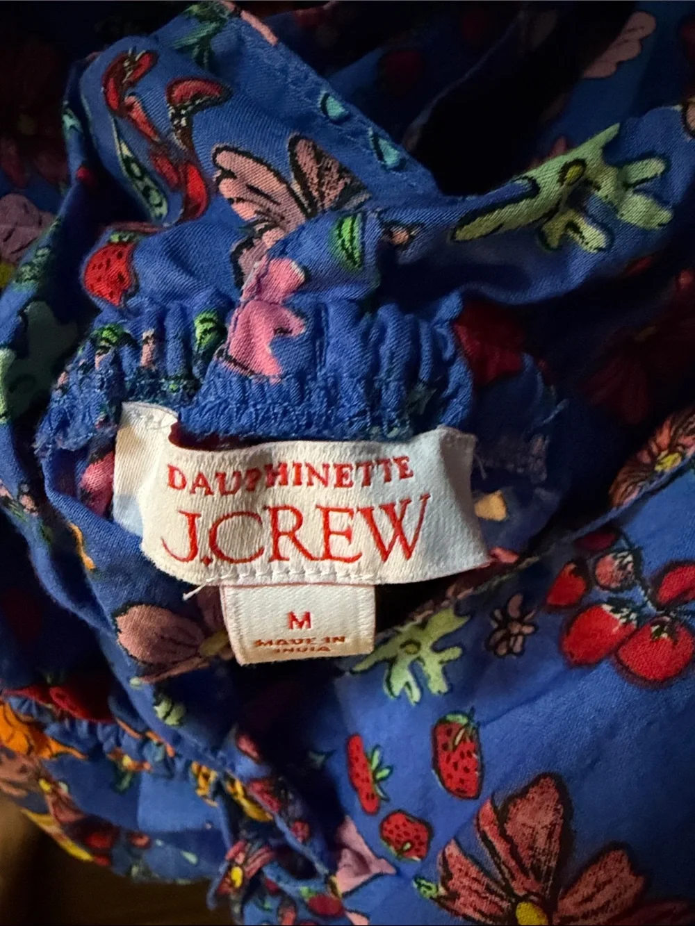 NWOT J.Crew x Dauphinette coverup 🍓🥕